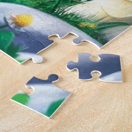 Puzzle Mushroom Forest Fantasy Art (Côté)