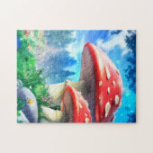 Puzzle Mushroom Forest Fantasy Art (Horizontal)
