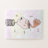 Puzzle "Music in my head" Postcard (Horizontal)