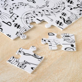 Puzzle Music, notes musicales (Côté)