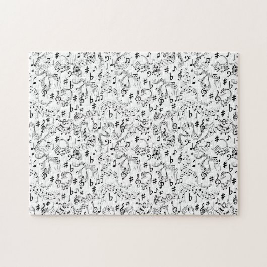 Puzzle Music, notes musicales (Horizontal)