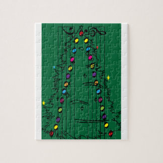 Puzzle Music symmetry, Christmas tree