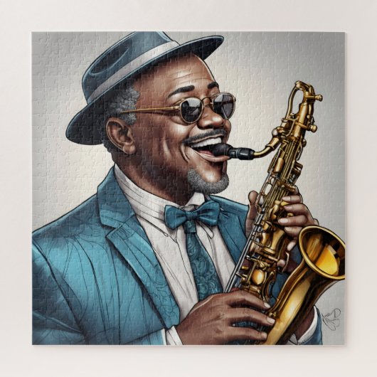 Puzzle musiciens de jazz (Vertical)