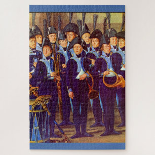 Puzzle musiciens militaires européens vers 1800