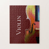 Puzzle Musique classique violon rouge (Vertical)