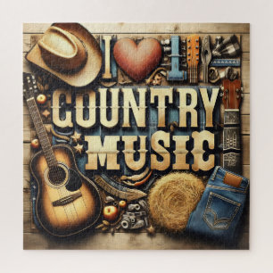 Puzzle Musique country.