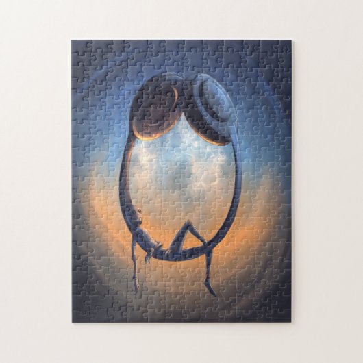 Puzzle Musique d'écoute robotisée des écouteurs (Vertical)