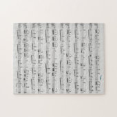 Puzzle Musique en noir et blanc (Horizontal)