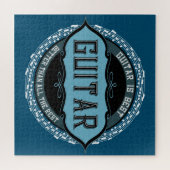 Puzzle Musique guitare Cercle (Horizontal)