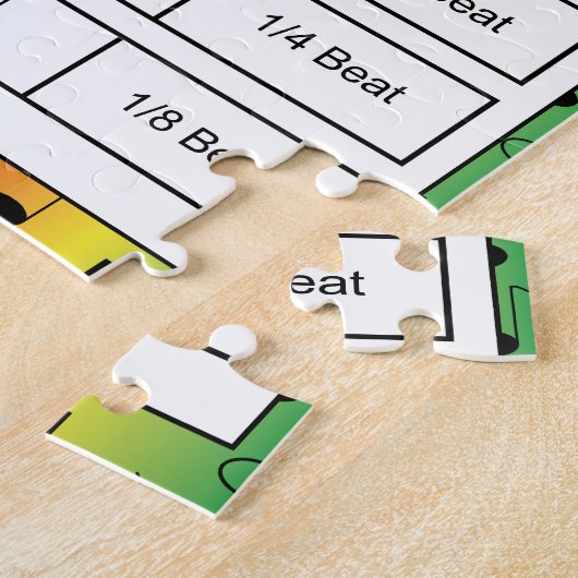 Puzzle Musique Note pédagogique Rainbow (Côté)