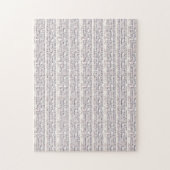 Puzzle Musique vintage en blanc (Vertical)