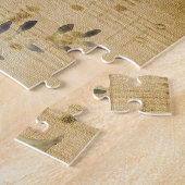 Puzzle Musique vintage et fleurs (Côté)