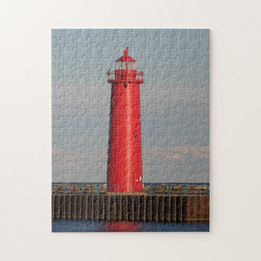 Puzzle Muskegon South Pierhead Light (Vertical)