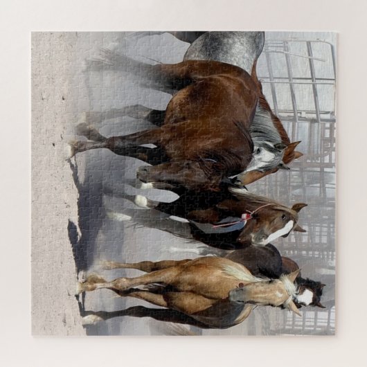 Puzzle Mustangs sauvages du Nevada (Horizontal)