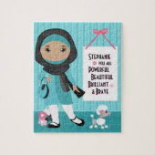 Puzzle Musulmane belle et brave fille (Vertical)