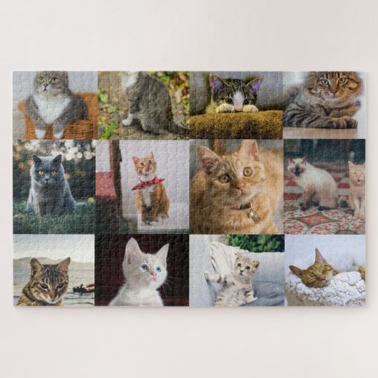 Puzzle My Cat Photo Collage on (Horizontal)