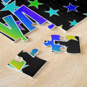 Puzzle "MYA" Prénom, Fun "Joyeux Anniversaire" (Côté)