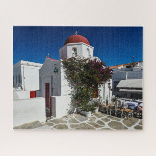 Puzzle Mykonos Grèce Travel - Church Cafe Europe Tourisme