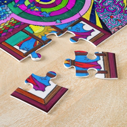 Puzzle Myndlspyll psychédélique versent la conception (Côté)