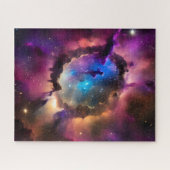 Puzzle Mystère figure d'ombre dans les nuages de nébuleus (Horizontal)