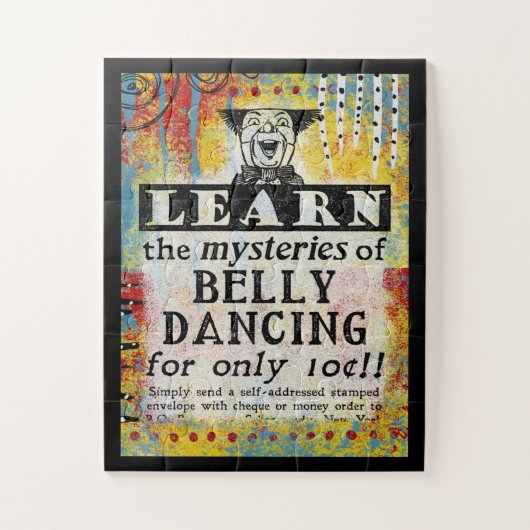 Puzzle Mystères de la danse du ventre - Drôle pub (Vertical)