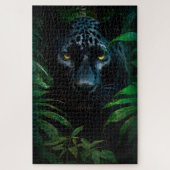 Puzzle Mystérieux Black Panther Jungle Faune Design (Vertical)
