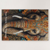 Puzzle Mystic Boho Elephant Mandala (Horizontal)