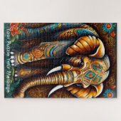 Puzzle Mystic Boho Elephant Mandala (Horizontal)