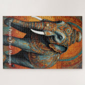 Puzzle Mystic Boho Elephant Mandala (Horizontal)
