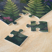 Puzzle Mystic Flora Pentagram & Gemstone Celestial Art (Côté)