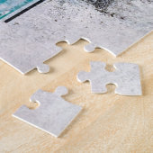 Puzzle Mystic White Wolf in Frozen Galaxy (Côté)