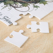 Puzzle Mystical Moon & Vines Night Sky Custom Text (Côté)