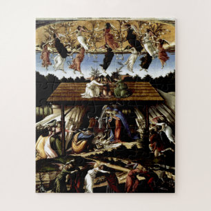 Puzzle Mystical Nativity: Oil Painting by Botticelli