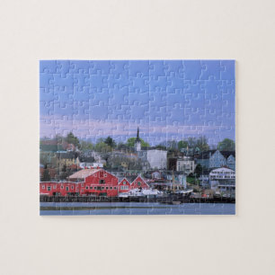 Puzzle N.A. Canada, Nouvelle-Écosse. Une vue de Lunenburg