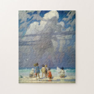 Puzzle N.C. Wyeth Le Géant 1923 Illustration Vintage