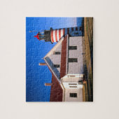 Puzzle NA, USA, Maine. Phare de West Quoddy près de (Vertical)