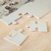 Puzzle Nageant pour des dames, 1844 (litho) (Côté)