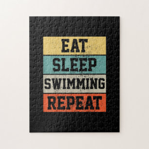 Puzzle nager nager nager Cadeau de natation
