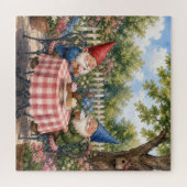 Puzzle Nains de jardin mangeant des cupcakes (Horizontal)