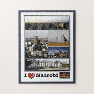 Puzzle Nairobi - I love Mosaic - Kenya -