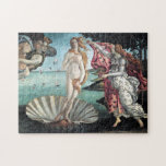 Puzzle Naissance De Vénus Par Botticelli Renaissance<br><div class="desc">Cette peinture classique de la naissance de Vénus est un chef-d'oeuvre mythologique de la Renaissance. Cette vision de la déesse de l'Amour échouée sur une coquille de mer continue de nous fasciner. Couleurs et détails luxuriants.</div>