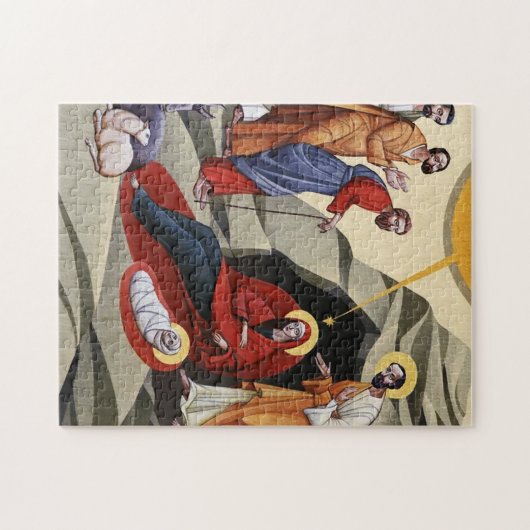 Puzzle Naissance du Christ Icône chrétienne orthodoxe (Horizontal)