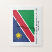 Puzzle NAMIBIE | Blessed Nation | DRAPEAU NAMIBIEN (Vertical)
