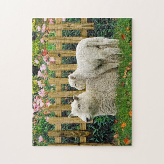 Puzzle "Nana & Her Lamb" (Vertical)