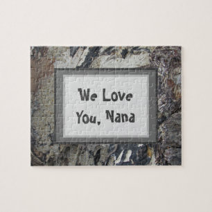 Puzzle Nana Nature Photo Marbré Terre Tone Driftwood