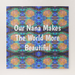 Puzzle Nana Super couleur néon Abstrait hippie