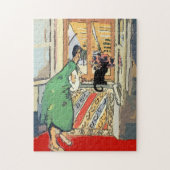 Puzzle Nancy avec chat noir (Vertical)