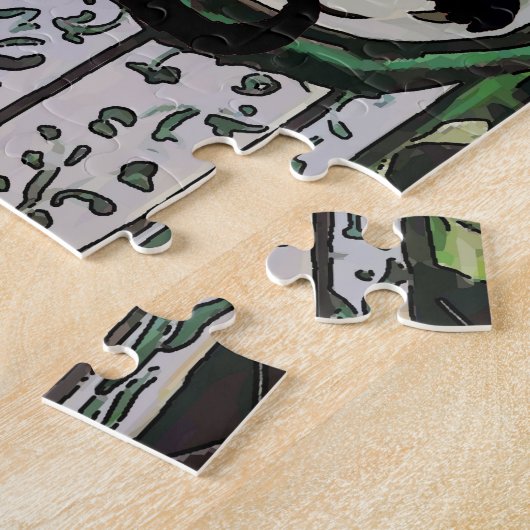 Puzzle Nancy avec chat noir 1 (Côté)