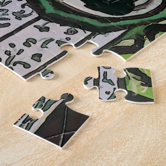 Puzzle Nancy avec chat noir 2 (Côté)