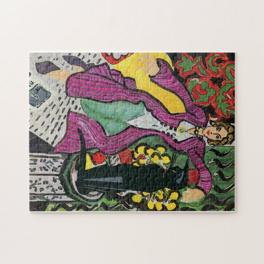 Puzzle Nancy avec chat noir 2 (Horizontal)